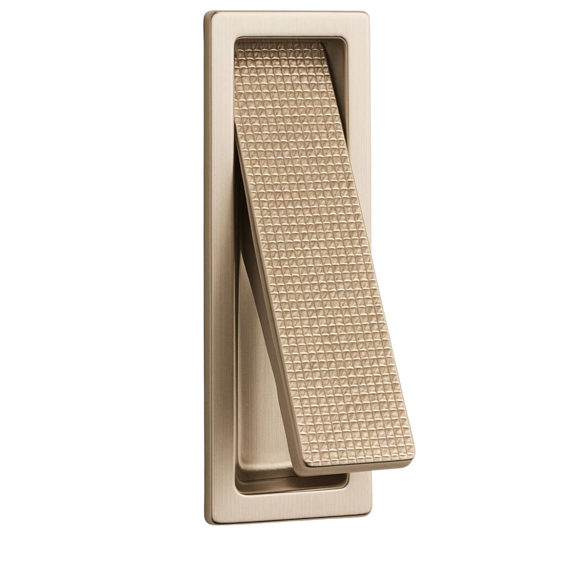 Puxador Piano de Embutir Pequeno Niquel Escovado Zen 64546_0